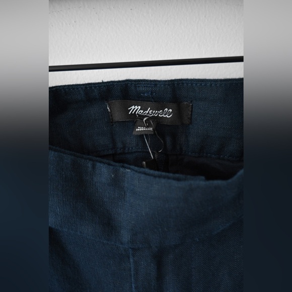 Madewell "The Harlow" Wide Leg Linen Pant NWT - Picture 11 of 12